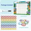 imageBlissful Diary Chore Chart for Kids Magnetic Behavior Chart for Kids at Home w 72 Magnetic Stickers Cute Dinosaur Theme Reward Chart for Toddlers Dry Erase Responsibility Chart for Potty TrainingChart with 72 Reward