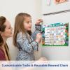 imageBlissful Diary Chore Chart for Kids Magnetic Behavior Chart for Kids at Home w 72 Magnetic Stickers Cute Dinosaur Theme Reward Chart for Toddlers Dry Erase Responsibility Chart for Potty TrainingChart with 72 Reward