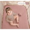 imageBlissful Diary Muslin Crib Sheets for Girl Boy Boho Neutral Soft Cotton Baby Sheet for 52x28 Standard Crib Mattress 2 PackRetro YellowampampBeigeCream  Pink