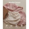 imageBlissful Diary Muslin Crib Sheets for Girl Boy Boho Neutral Soft Cotton Baby Sheet for 52x28 Standard Crib Mattress 2 PackRetro YellowampampBeigeCream  Pink