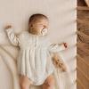 imageBlissful Diary Muslin Crib Sheets for Girl Boy Boho Neutral Soft Cotton Baby Sheet for 52x28 Standard Crib Mattress 2 PackRetro YellowampampBeigeDusty Pink  Cream
