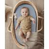 imageBlissful Diary Muslin Crib Sheets for Girl Boy Boho Neutral Soft Cotton Baby Sheet for 52x28 Standard Crib Mattress 2 PackRetro YellowampampBeigeLight Blue  Grey
