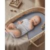 imageBlissful Diary Muslin Crib Sheets for Girl Boy Boho Neutral Soft Cotton Baby Sheet for 52x28 Standard Crib Mattress 2 PackRetro YellowampampBeigeLight Blue  Grey