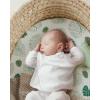 imageBlissful Diary Muslin Crib Sheets for Girl Boy Boho Neutral Soft Cotton Baby Sheet for 52x28 Standard Crib Mattress 2 PackRetro YellowampampBeigeMonstera  Dark Green