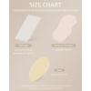 imageBlissful Diary Muslin Crib Sheets for Girl Boy Boho Neutral Soft Cotton Baby Sheet for 52x28 Standard Crib Mattress 2 PackRetro YellowampampBeigeRetro Yellow  Beige
