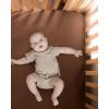 imageBlissful Diary Muslin Crib Sheets for Girl Boy Boho Neutral Soft Cotton Baby Sheet for 52x28 Standard Crib Mattress 2 PackRetro YellowampampBeigeSunshine  Brown