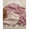 imageBlissful Diary Muslin Crib Sheets for Girl Boy Boho Neutral Soft Cotton Baby Sheet for 52x28 Standard Crib Mattress 2 PackRetro YellowampampBeigeSunshine  Blush Pink