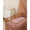 imageBlissful Diary Muslin Crib Sheets for Girl Boy Boho Neutral Soft Cotton Baby Sheet for 52x28 Standard Crib Mattress 2 PackRetro YellowampampBeigeSunshine  Blush Pink