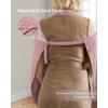 imageBlissful Diary Muslin Nursing Cover for Breastfeeding Breathable Breastfeeding Cover up with Arch Neckline for Women Nursing ApronBlush PinkBlush Pink