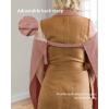 imageBlissful Diary Muslin Nursing Cover for Breastfeeding Breathable Breastfeeding Cover up with Arch Neckline for Women Nursing ApronBlush PinkDusty Pink