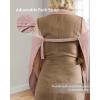 imageBlissful Diary Muslin Nursing Cover for Breastfeeding Breathable Breastfeeding Cover up with Arch Neckline for Women Nursing ApronBlush PinkPink