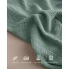 imageBlissful Diary Muslin Nursing Cover for Breastfeeding Breathable Breastfeeding Cover up with Arch Neckline for Women Nursing ApronBlush PinkRoman Green