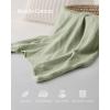 imageBlissful Diary Muslin Nursing Cover for Breastfeeding Breathable Breastfeeding Cover up with Arch Neckline for Women Nursing ApronBlush PinkSage Green
