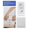 imageBlissful Diary Waterproof Crib Mattress Protector Pad100 Breathable Proven to Reduce Suffocation RiskNoiseless Baby Mattress Pad Cover Fits for Standard Baby Crib Size 52x28 Machine WashableWhite