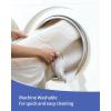 imageBlissful Diary Waterproof Crib Mattress Protector Pad100 Breathable Proven to Reduce Suffocation RiskNoiseless Baby Mattress Pad Cover Fits for Standard Baby Crib Size 52x28 Machine WashableWhite