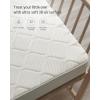 imageBlissful Diary Waterproof Crib Mattress Protector Pad100 Breathable Proven to Reduce Suffocation RiskNoiseless Baby Mattress Pad Cover Fits for Standard Baby Crib Size 52x28 Machine WashableWhite
