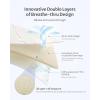imageBlissful Diary Waterproof Crib Mattress Protector Pad100 Breathable Proven to Reduce Suffocation RiskNoiseless Baby Mattress Pad Cover Fits for Standard Baby Crib Size 52x28 Machine WashableWhite