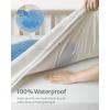 imageBlissful Diary Waterproof Crib Mattress Protector Pad100 Breathable Proven to Reduce Suffocation RiskNoiseless Baby Mattress Pad Cover Fits for Standard Baby Crib Size 52x28 Machine WashableWhite