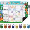 imageBlissful Diary Chore Chart for Kids Magnetic Behavior Chart for Kids at Home w 72 Magnetic Stickers Cute Dinosaur Theme Reward Chart for Toddlers Dry Erase Responsibility Chart for Potty TrainingChart with 72 Reward
