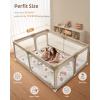 imageBlissful Diary Baby Play Mats for Floor 50x50 Crawling Mat for Playpen Thicken Soft Padding Foam Playmats for Babies and Toddlers Infants Foldable and Machine Washable Boho DesignModern Abstract
