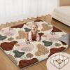 imageBlissful Diary Baby Play Mats for Floor 50x50 Crawling Mat for Playpen Thicken Soft Padding Foam Playmats for Babies and Toddlers Infants Foldable and Machine Washable Boho DesignBoho