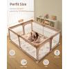imageBlissful Diary Baby Play Mats for Floor 50x50 Crawling Mat for Playpen Thicken Soft Padding Foam Playmats for Babies and Toddlers Infants Foldable and Machine Washable Boho DesignEarth Tones