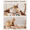 imageBlissful Diary Baby Play Mats for Floor 50x50 Crawling Mat for Playpen Thicken Soft Padding Foam Playmats for Babies and Toddlers Infants Foldable and Machine Washable Boho DesignBoho