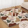 imageBlissful Diary Baby Play Mats for Floor 50x50 Crawling Mat for Playpen Thicken Soft Padding Foam Playmats for Babies and Toddlers Infants Foldable and Machine Washable Boho DesignBoho