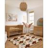 imageBlissful Diary Baby Play Mats for Floor 50x50 Crawling Mat for Playpen Thicken Soft Padding Foam Playmats for Babies and Toddlers Infants Foldable and Machine Washable Boho DesignBoho