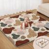 imageBlissful Diary Baby Play Mats for Floor 50x50 Crawling Mat for Playpen Thicken Soft Padding Foam Playmats for Babies and Toddlers Infants Foldable and Machine Washable Boho DesignBoho