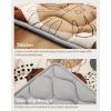 imageBlissful Diary Baby Play Mats for Floor 50x50 Crawling Mat for Playpen Thicken Soft Padding Foam Playmats for Babies and Toddlers Infants Foldable and Machine Washable Boho DesignBoho
