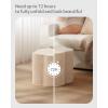 imageBlissful Diary Flower Pouf Ottoman Comfy Floral Ottoman for Living Room Bedroom Kids Room Charm Floor Pouf for Home Decor Full Foam Filling Foot Rest for Couch Dark GreyOff White