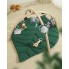 imageBlissful Diary Shell Baby Play Gym Mat Softer ampamp Enlarged Tummy Time Mat w 6 Detachable Toys for Sensory ampamp Motor Skill Development Activity Mat for Newborn Essentials Shower Gift Boho Ocean ThemeForest Green