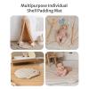 imageBlissful Diary Shell Baby Play Gym Mat Softer ampamp Enlarged Tummy Time Mat w 6 Detachable Toys for Sensory ampamp Motor Skill Development Activity Mat for Newborn Essentials Shower Gift Boho Ocean ThemeBoho