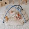 imageBlissful Diary Shell Baby Play Gym Mat Softer ampamp Enlarged Tummy Time Mat w 6 Detachable Toys for Sensory ampamp Motor Skill Development Activity Mat for Newborn Essentials Shower Gift Boho Ocean ThemeBoho