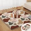 imageBlissful Diary Baby Play Mats for Floor 50x50 Crawling Mat for Playpen Thicken Soft Padding Foam Playmats for Babies and Toddlers Infants Foldable and Machine Washable Boho DesignBoho