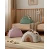 imageBlissful Diary Baby Diaper Caddy Organizer Cotton Rope Diaper Caddy Basket Large Storage Basket for Newborn Boys and Girls Gift for Baby Shower List Newborn Essentials Earthy RainbowLight Pink