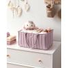 imageBlissful Diary Baby Diaper Caddy Organizer Stylish Storage Basket for Newborn Essentials and Diaper Station Gift for Baby Shower and Registry MustHave Sage GreenMauve Pink