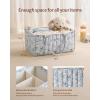 imageBlissful Diary Baby Diaper Caddy Organizer Stylish Storage Basket for Newborn Essentials and Diaper Station Gift for Baby Shower and Registry MustHave Sage GreenVintage Rose