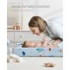 imageBlissful Diary Baby Changing Pad with Waterproof Lining Foam Includes a Soft ampamp Washable Cover Contoured Changing Table Pads for Dresser Top with NonSlip Bottom 3216 Grey AvocadoBlue