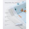imageBlissful Diary Baby Changing Pad with Waterproof Lining Foam Includes a Soft ampamp Washable Cover Contoured Changing Table Pads for Dresser Top with NonSlip Bottom 3216 Grey AvocadoBlue