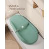 imageBlissful Diary Baby Changing Pad with Waterproof Lining Foam Includes a Soft ampamp Washable Cover Contoured Changing Table Pads for Dresser Top with NonSlip Bottom 3216 Grey AvocadoGreen