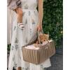 imageBlissful Diary Baby Diaper Caddy Basket ampamp Contoured Changing Pad