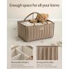 imageBlissful Diary Baby Diaper Caddy Basket ampamp Contoured Changing Pad