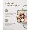 imageBlissful Diary Baby Diaper Caddy Organizer Mocha Brown  Sage Green