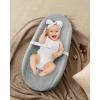 imageBlissful Diary Changing Pad Cover for Avocado Contoured Changing Pad Ultra Soft Breathable Diaper Changing Table Pad Cover for Baby Girls Boys  Sage GreenGray