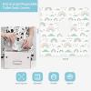 imageBlissful Diary 20 Pcs Toilet Seat Covers Disposable for Toddlers ampamp Adults Extra Large Waterproof Portable Package for Travel Kids Potty TrainingRainbow