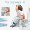 imageBlissful Diary 20 Pcs Toilet Seat Covers Disposable for Toddlers ampamp Adults Extra Large Waterproof Portable Package for Travel Kids Potty TrainingRainbowAnimal