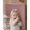 imageBlissful Diary Muslin Baby Changing Pad with Waterproof Lining Foam Diaper Changing Table Pad with Cover for Dressers Dusty Pink AvocadoDusty Pink
