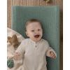 imageBlissful Diary Muslin Baby Changing Pad with Waterproof Lining Foam Diaper Changing Table Pad with Cover for Dressers Dusty Pink AvocadoRoman Green